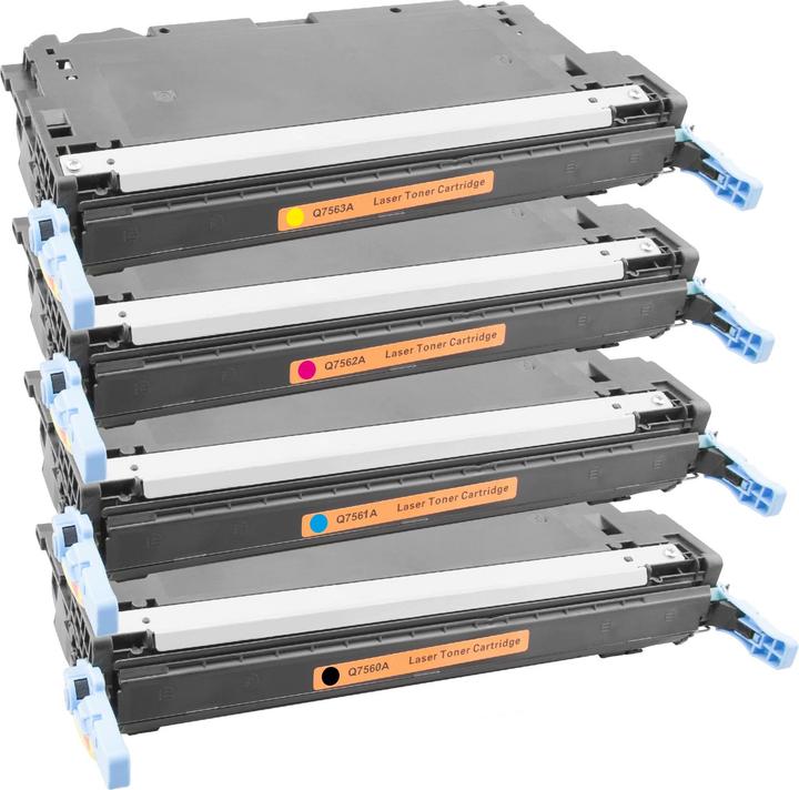 Immagine prodotto Plutoos 314A 4er-Set BCMY – Q7560A, Q7561A, Q7562A, Q7563A – kompatibel mit HP Color LaserJet 2700, 3000