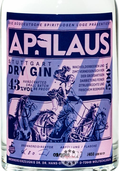 Immagine prodotto Applaus Gin Applause Stuttgart Dry Gin