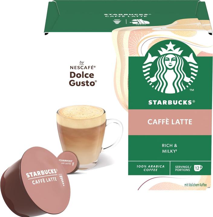 Actual product image Starbucks Caffè Latte (12 x Port.)