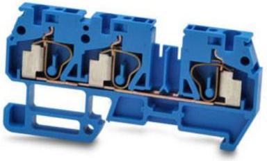 Actual product image RS PRO Terminal block blue, 2.5mm², 630 V / 24A, spring