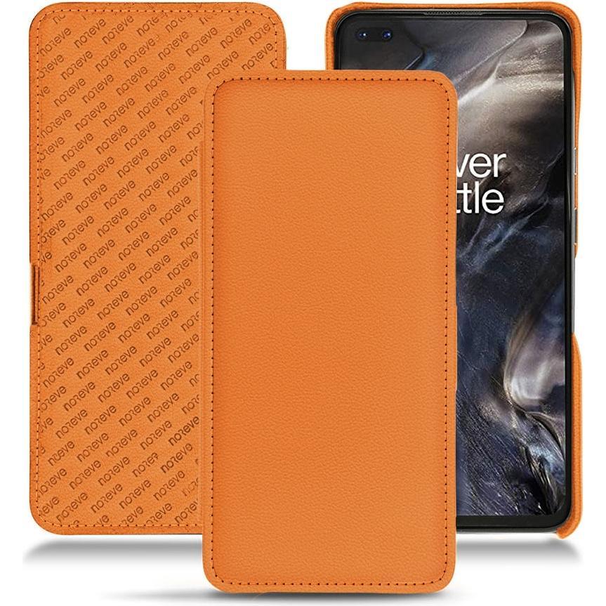 Noreve Lederschutzhülle horizontal (OnePlus Nord), Smartphone Hülle, Orange