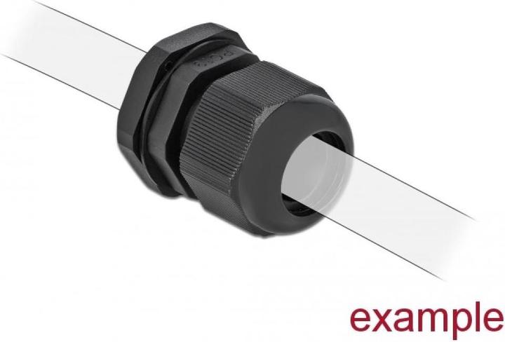 Produktbild Delock Kabelverschraubung PG19, 28mm, 10 Stück, Schwarz