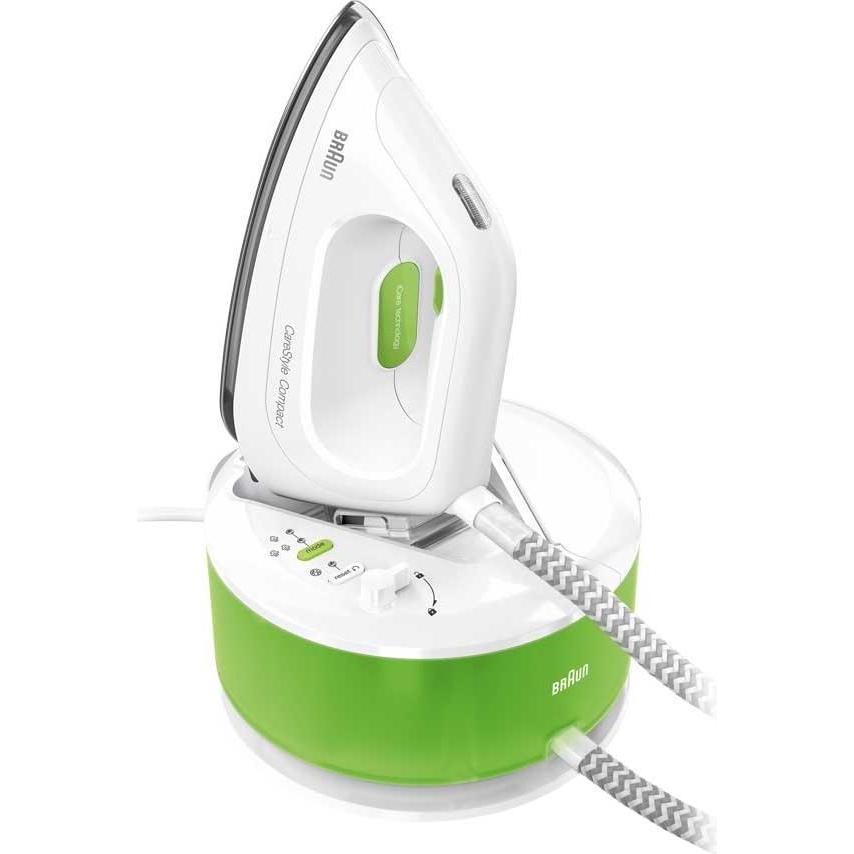 Braun Verde/Bianco 128801006 Dampfbügelstation, Ferro Da Stiro,