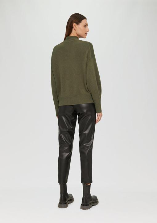 Produktbild S.Oliver Strickpullover Strickpullover im Relaxed Fit mit Stehkragen (38)