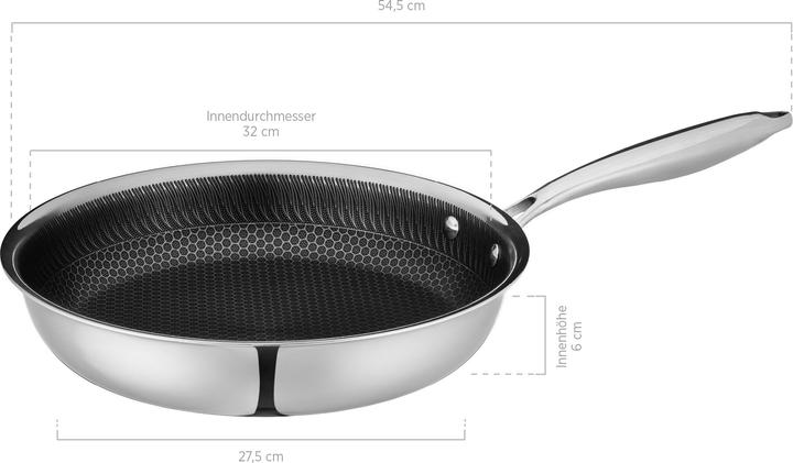 Productafbeelding Mäser Hestia (32 cm, Koekenpan, Roestvrij staal)