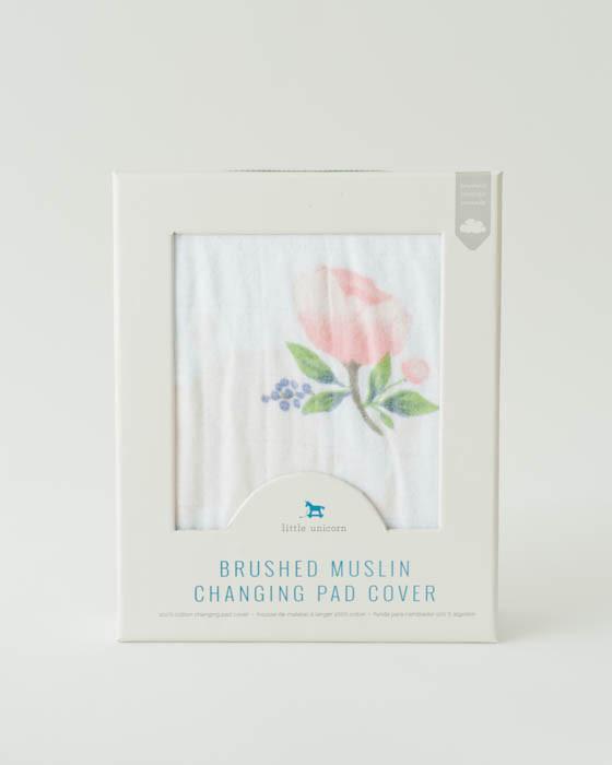 Actual product image little unicorn Changing Pad Cover (40 x 80 cm)