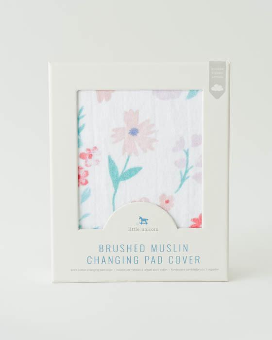 Actual product image little unicorn Changing Pad Cover (40 x 80 cm)