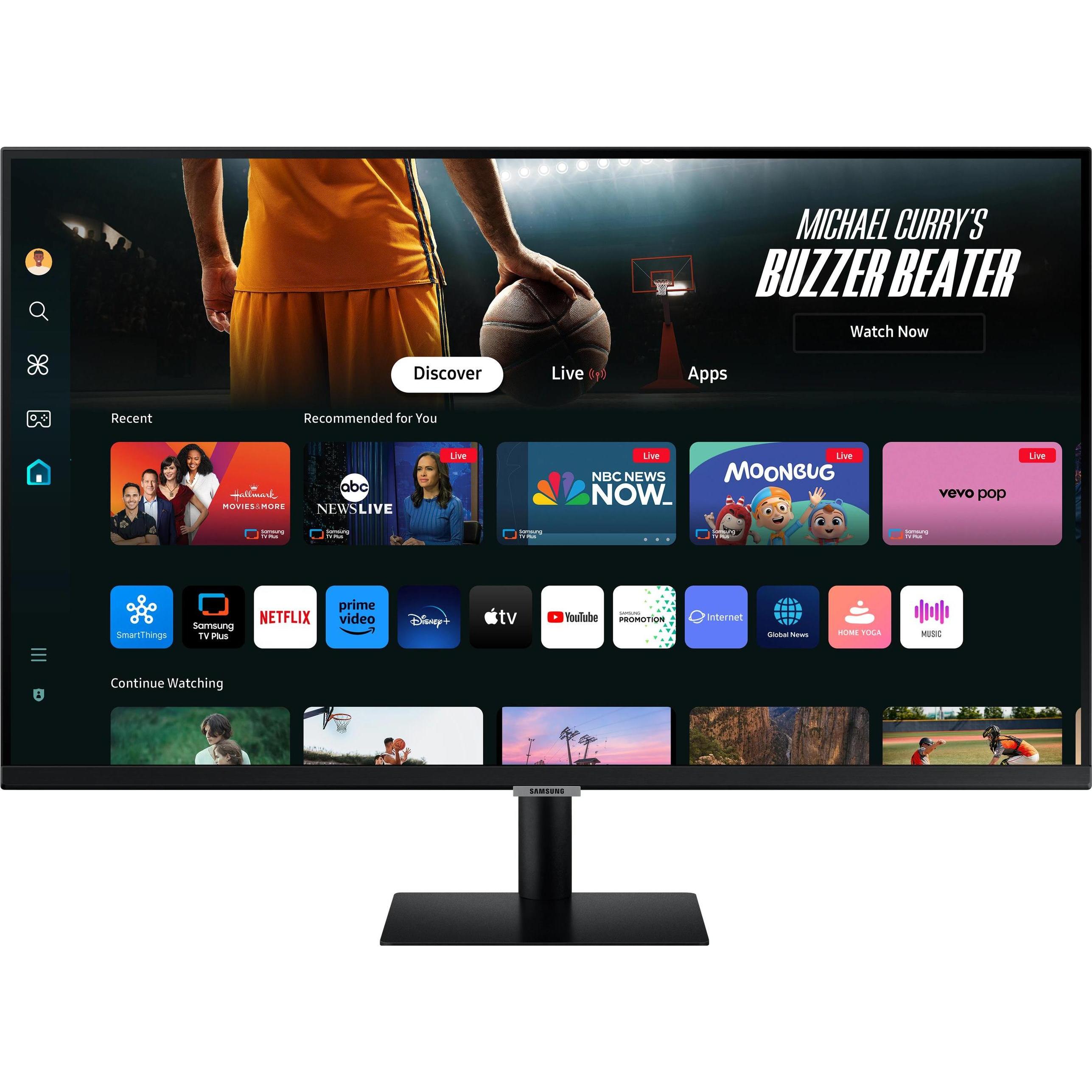 Samsung Smart M7 - M70D (3840 x 2160 Pixel, 32"), Monitor, Schwarz