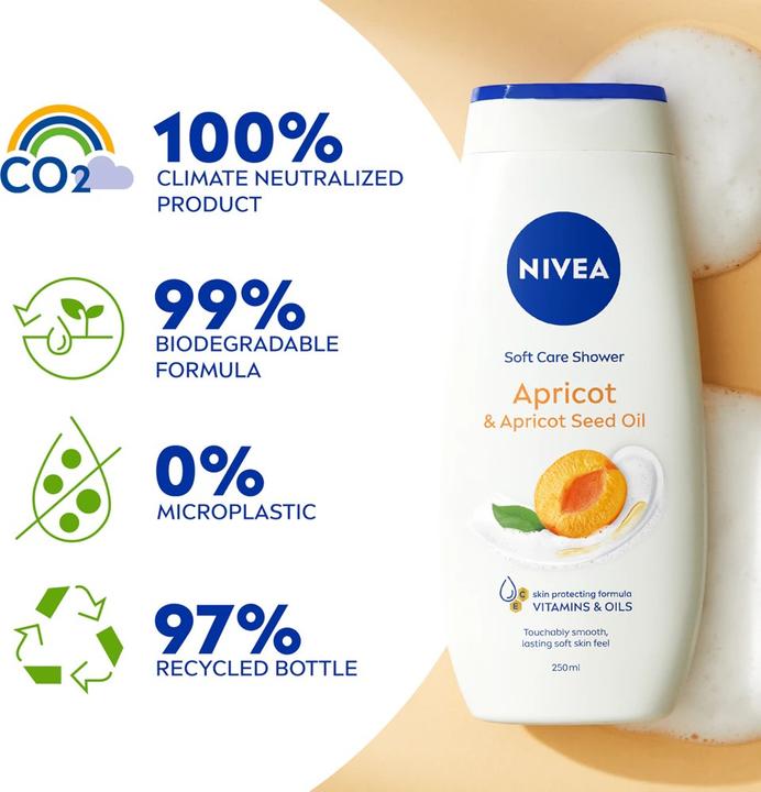 Immagine prodotto NIVEA Cura e albicocca (250 ml)