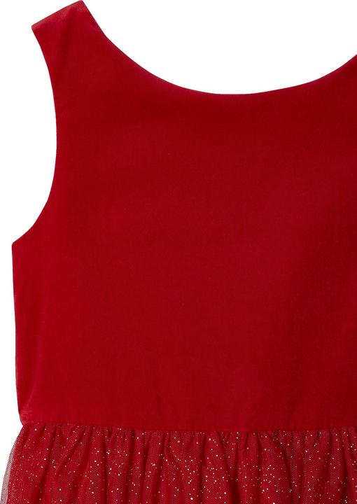 Image du produit Vertbaudet Mädchen Weihnachtskleid aus Samt und Tüll (98, 104)