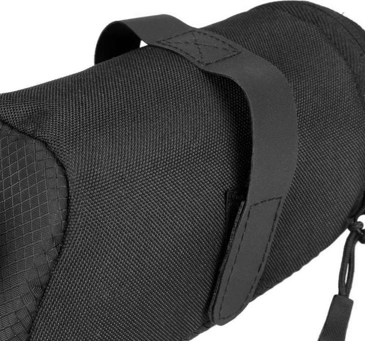 Actual product image Wozinsky small bicycle saddle bag 0.6 l black (WBB8BK black) (0.60 l, Saddle bag)