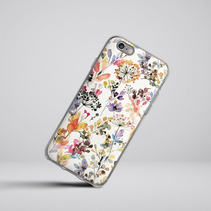 Produktbild DeinDesign Silikon Hülle für Apple iPhone 6 Handyhülle Case Smartphone Schutzhülle Blume Muster Pastell (Apple iPhone 6)