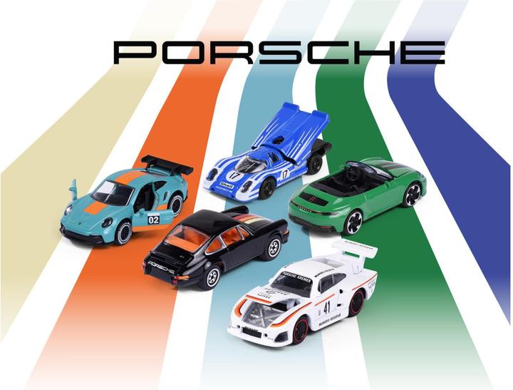 Produktbild Majorette Porsche 5 Pieces Giftpack