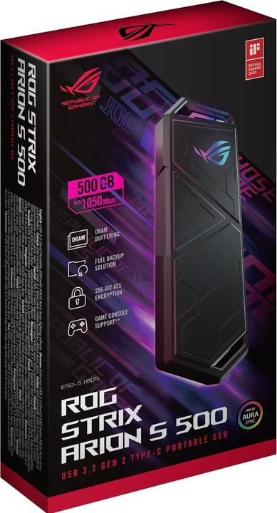 Actual product image ASUS ROG Strix Arion S500 (0.50 TB)