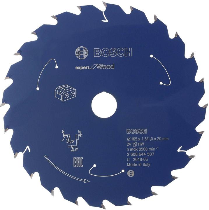 Produktbild Bosch Professional Zubehör Akku-Kreissägeblatt Expert for Wood, 216 x 1,7/1,2 x 30, 48 Zähne