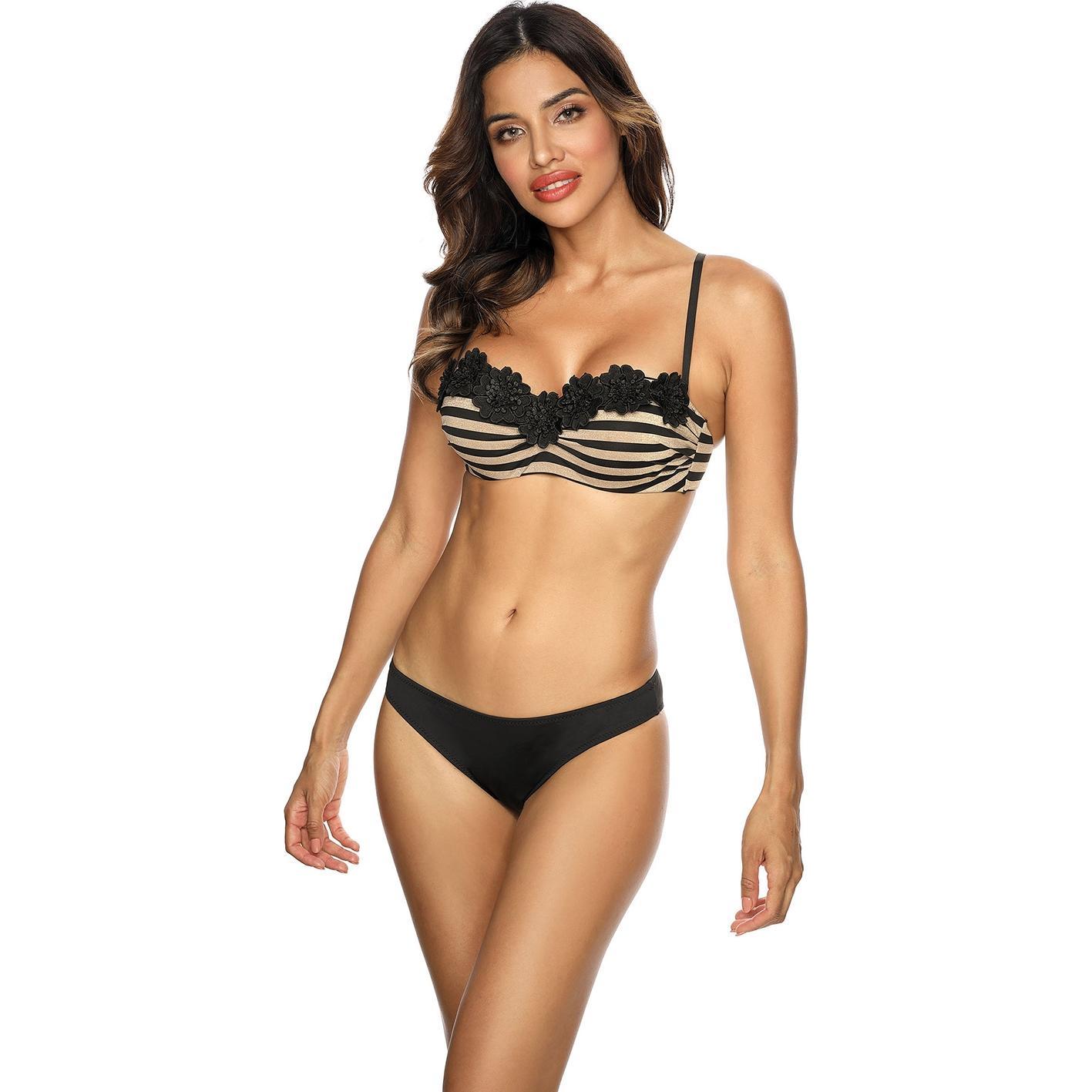Etna, Damen, Bikini, Zweiteiler Bikini model 177433, Schwarz, (38)