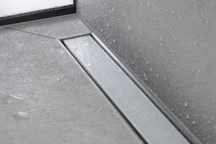 Immagine prodotto hansgrohe Canalina doccia RainDrain Match, con telaio regolabile in altezza 800 mm, nero opaco (800 mm)