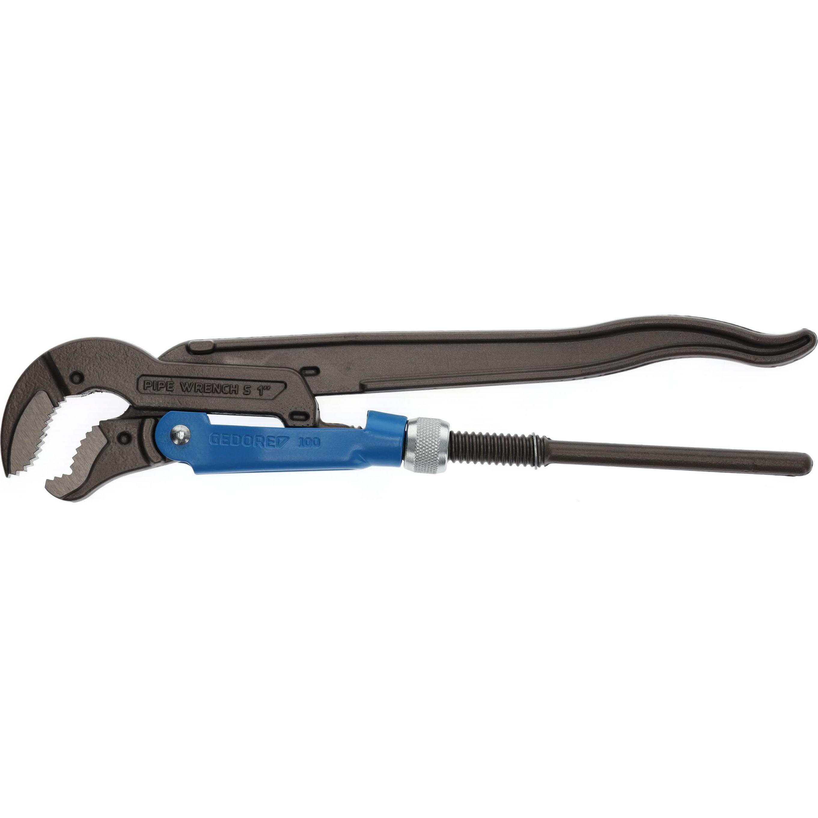 Gedore, Zange, 100 1 Hochleistungs-Dreipunkt-Rohrzange ECK-SCHWEDE-snap 1" (320 mm)