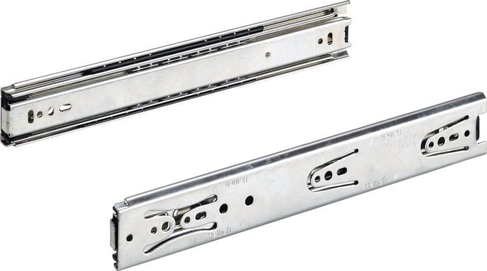 Hettich Full-extension drawer runner 300 mm chromatised 9118108 2 pieces