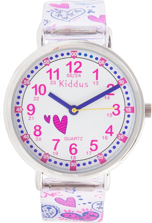Immagine prodotto Kiddus Tempo Insegnante Cuori (Orologio da polso analogico, 33 mm)