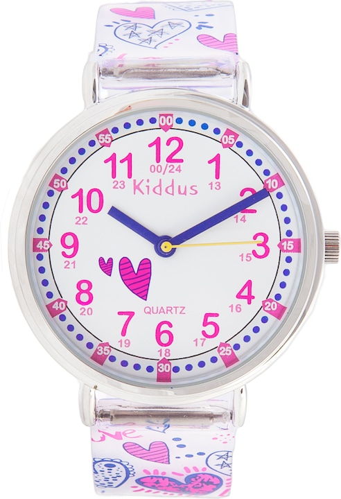 Produktbild Kiddus Time Teacher Hearts (Analoguhr, 33 mm)