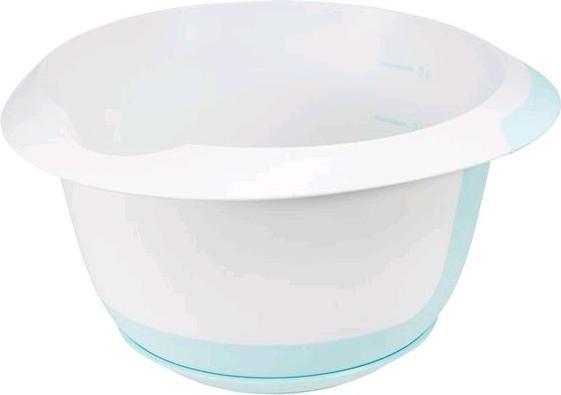Actual product image keeeper Mixing bowl "mariella", with suction cup, 3.5 litres aquamarine / white, material: ABS/TPE, -... (3.50 l, 1 x)