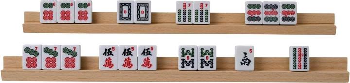 Produktbild Philos Spielsteinhalter aus Holz - 4er Set - für Domino und Mah Jon