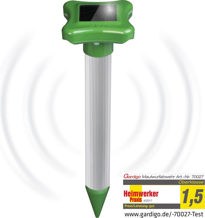 Actual product image Gardigo Solar mole defense