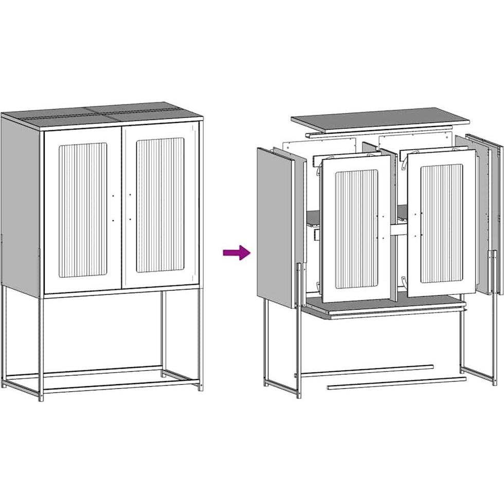 VidaXL, Kommode + Sideboard, Maritta