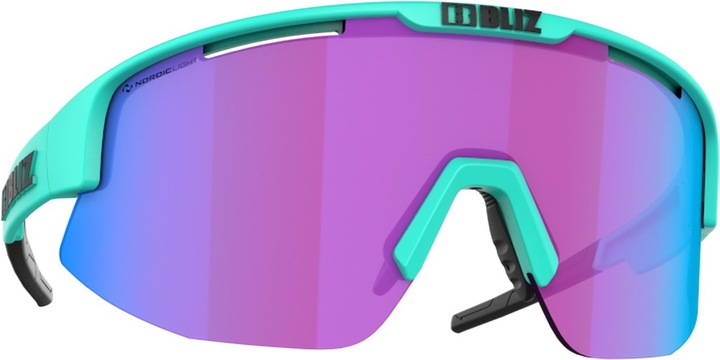 Actual product image Bliz Matrix Nano Optic Nordic Light (Matt Turquoise, Begonia, Violet w Blue Multi)