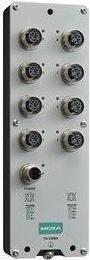 Immagine prodotto Moxa EN 50155 unmanaged Ethernet Switch mit 8 10100BaseT(X) Ports, M12 Stecker, si (8 porte)