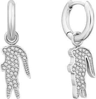 Produktbild Lacoste - Steel hoop earrings 2 in 1 Crocodile 2040283