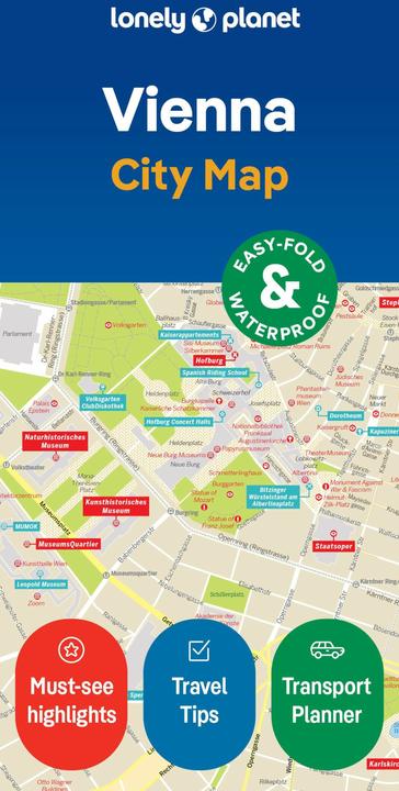 Actual product image Vienna City Map