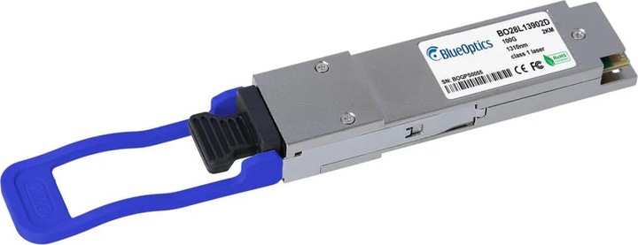 Actual product image BlueOptics H3C QSFP-100G-PSM4-SM1310 compatible QSFP28 BO28L13902D