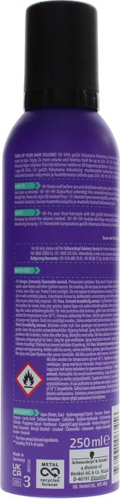 Immagine prodotto Got2b Mousse per capelli Volumania Bodifying (Schiuma a volume, 250 ml)