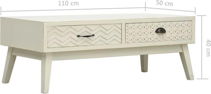 Immagine prodotto vidaXL Couchtisch (110 x 50 x 40 cm)
