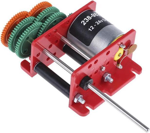 Actual product image RS PRO Gear motor 12-24V 2-4199rpm