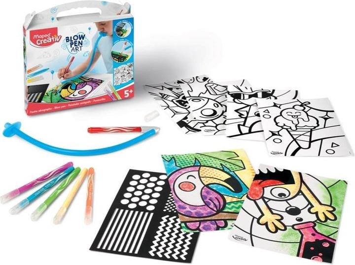 Image du produit Maped Stylos souffleurs Blowpen Art Set de 6 avec accessoires (Multicolore, 6 x)