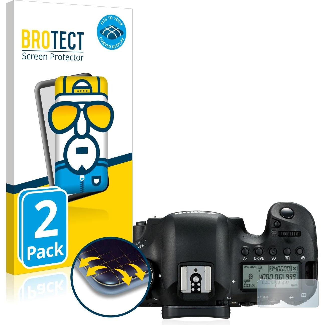 BROTECT Full-Cover Displayschutz (Displayschutz, EOS 6D Mark II), Kameraschutz, Transparent