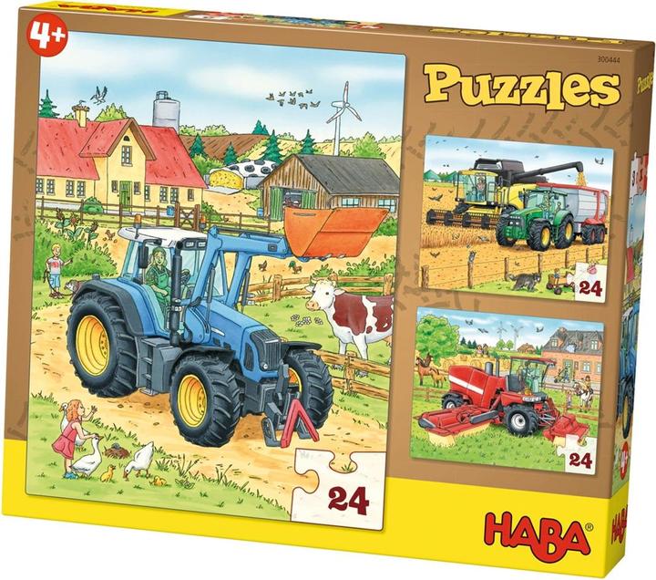 Haba Tractor & Co. (24 pieces)