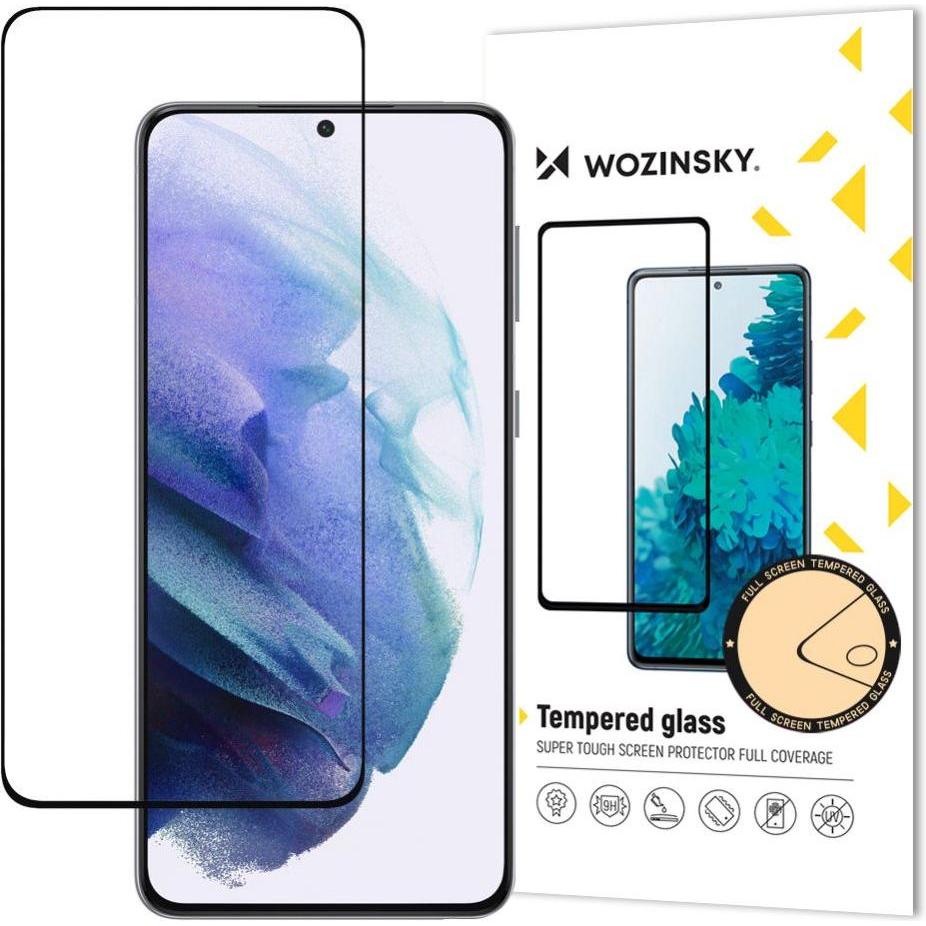 Wozinsky Tempered Glass for Galaxy S23 (1 Stück, Samsung Galaxy S23), Smartphone Schutzfolie, Schwarz