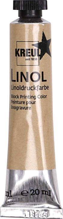 Actual product image Brause Lino printing ink (Black, 20 ml)