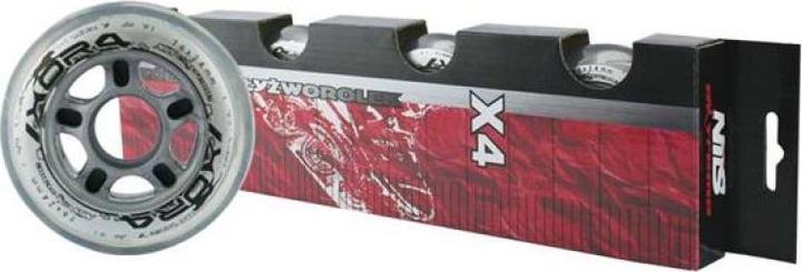 Produktbild Nils VE 76x24 82A TRANSPARENTE RÄDER (4 Stück) (76 mm, 82a)