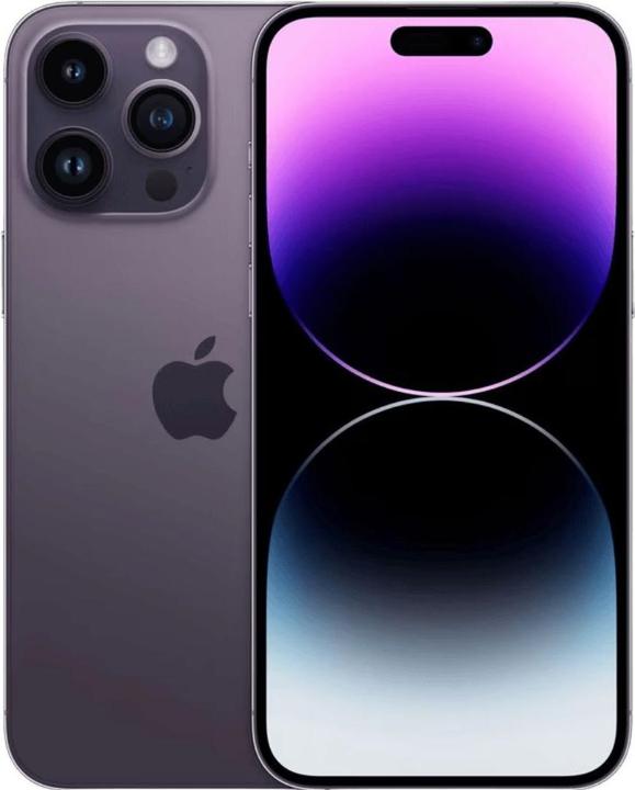 Actual product image natelo.ch IPhone 14 Pro Max 1TB Deep Purple (1000 GB, Deep Purple, 6.70", 48 Mpx, SIM + eSIM, B / Very good)