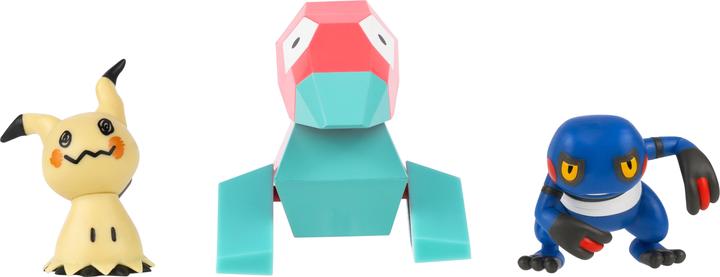 Immagine prodotto Pokémon - Battle Figure 3 pack - Mimikyu, Porygon & Croagunk (PKW4091)