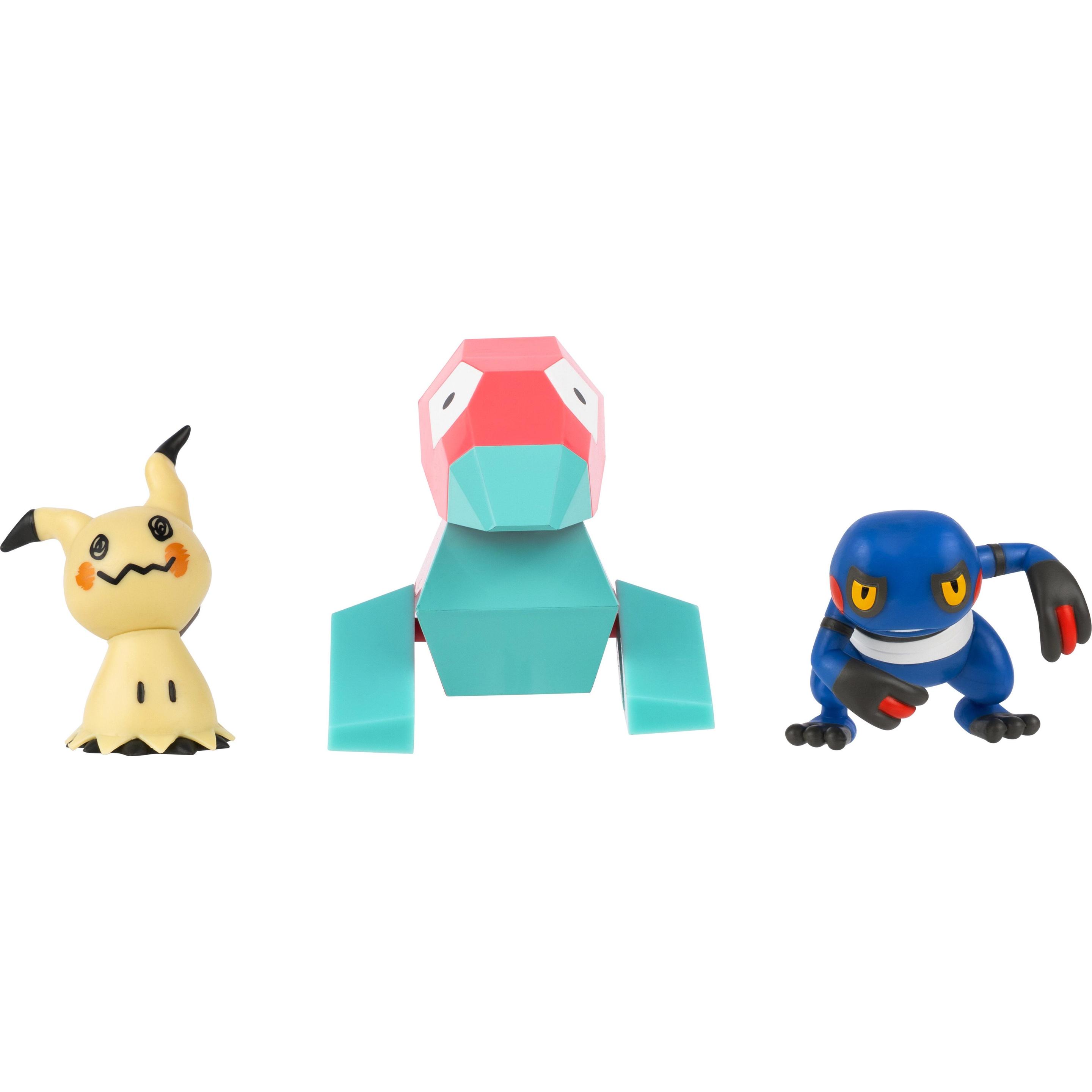 Pokémon - Battle Figure 3 pack - Mimikyu, Porygon & Croagunk (PKW4091)