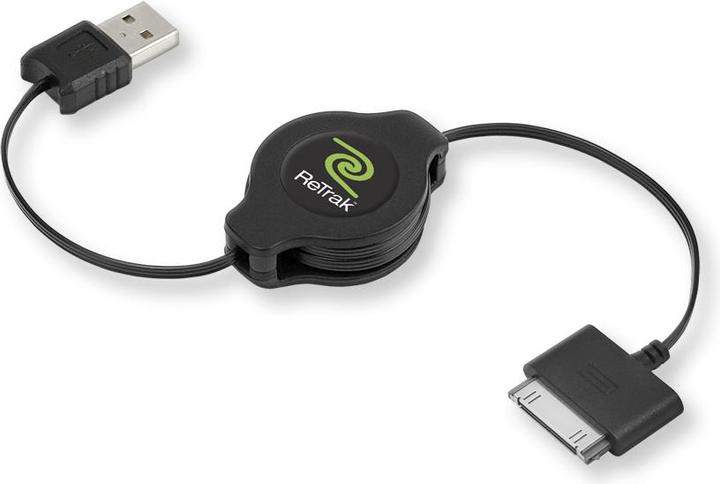ReTrak EUIPODUSBB Câble USB 1 m USB 2.0 USB A Noir (1 m, USB 2.0)