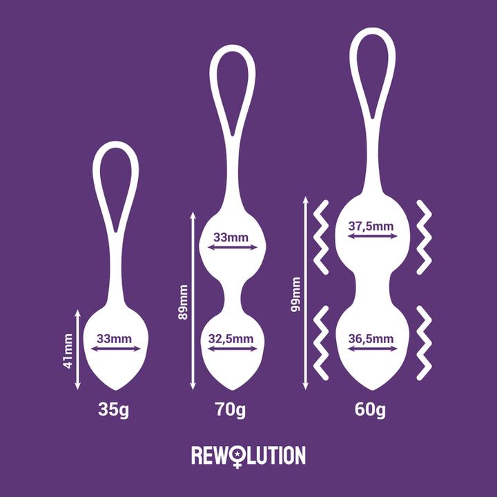 Actual product image Rewolution Rewobeads Vibrating Remote Control With Watchme Technology