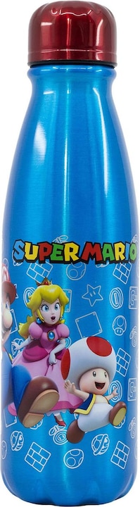 Productafbeelding Stor Super Mario - Aluminium kinderfles, 600 ml (0.60 l)