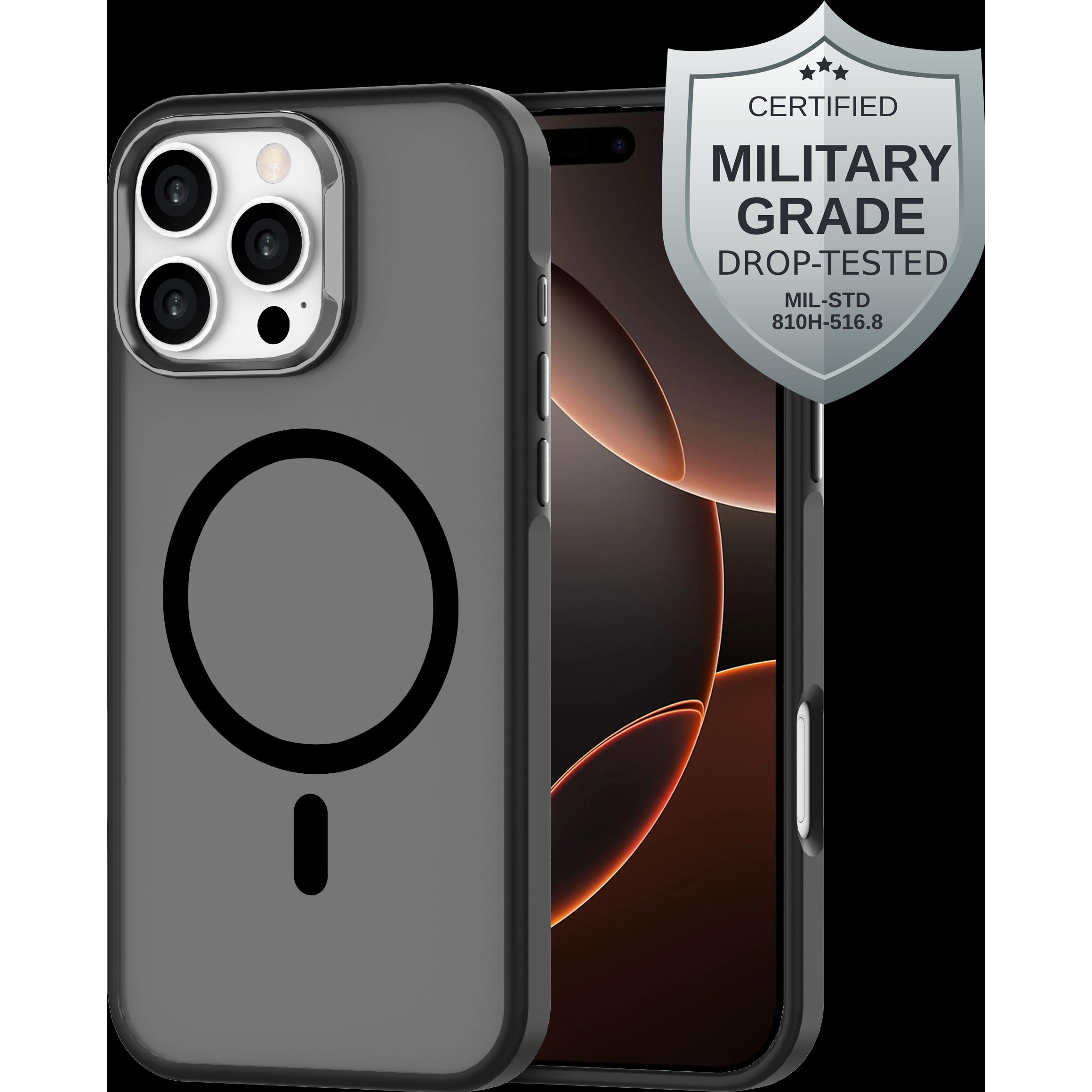 Cazy Silikon Hülle Soft TPU Schutz (Apple iPhone 16 Pro Max), Smartphone Hülle, Schwarz